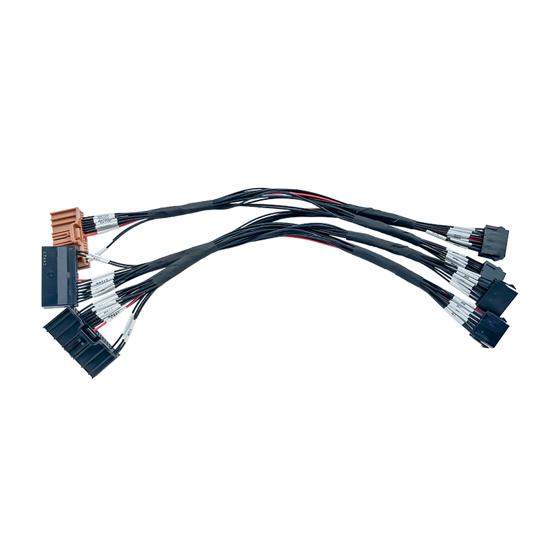 Spot wrapped fabric tape cable assembly